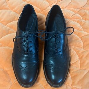 Wolverine Black Leather Dress Oxford
